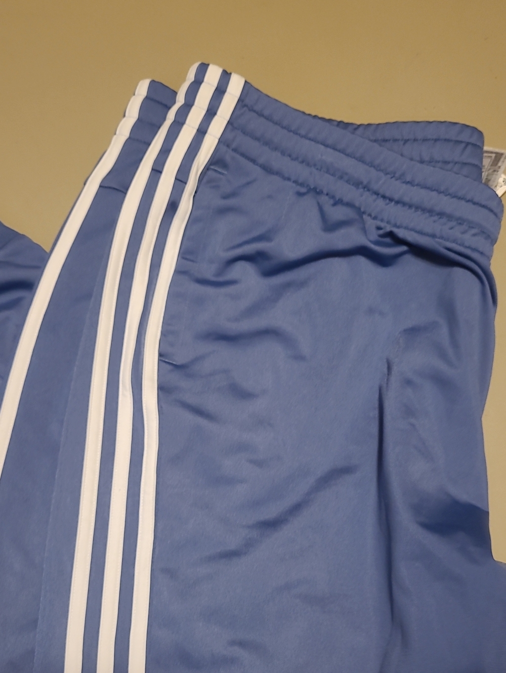 NWT - adidas Blue Three-Stripe Track Pants. Size 3X. - Picture 5 of 7